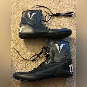 Title Boxing shoes size 10 men worn one time - excellent
